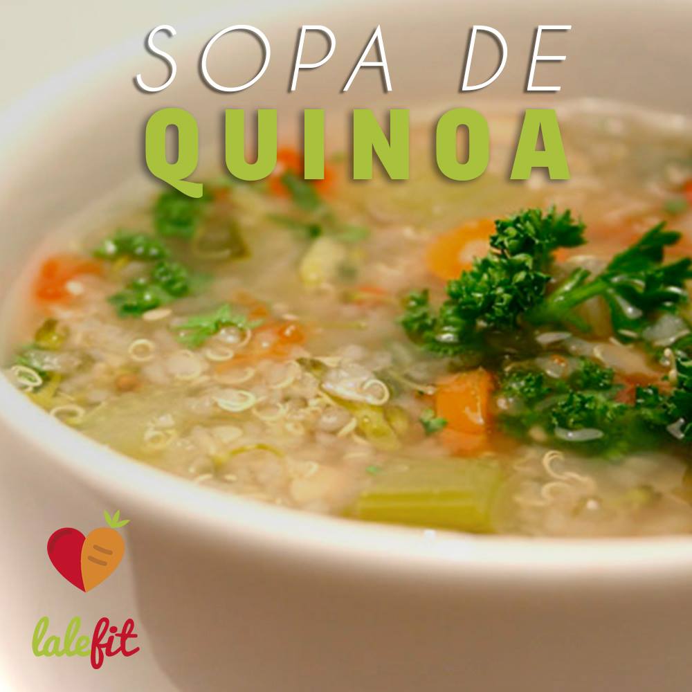 Sopa de quinoa