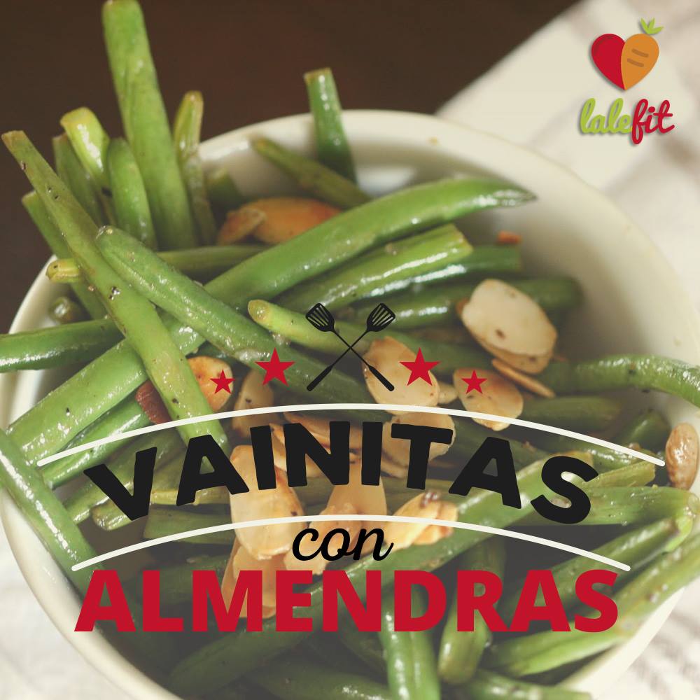 Vainitas con almendras