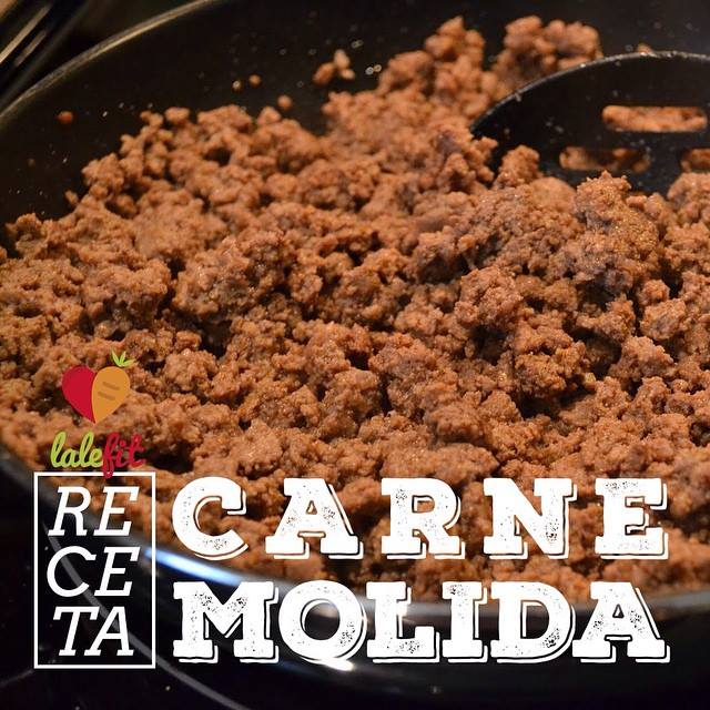 Receta carne molida lalefit