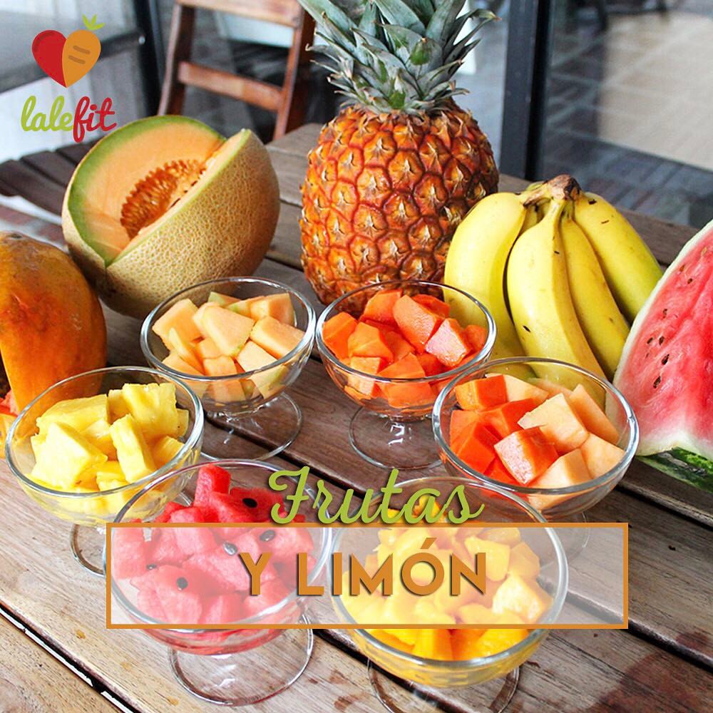 Frutas y limón