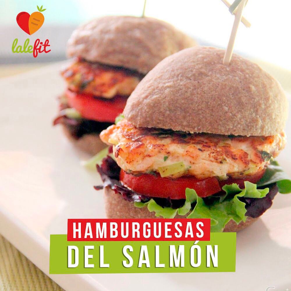 Hamburguesas de salmón