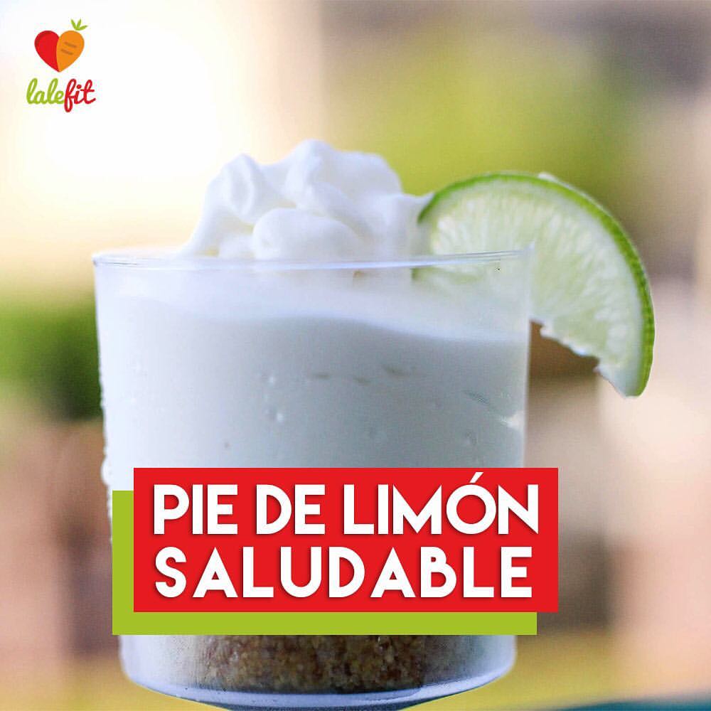 Pie de limón saludable 