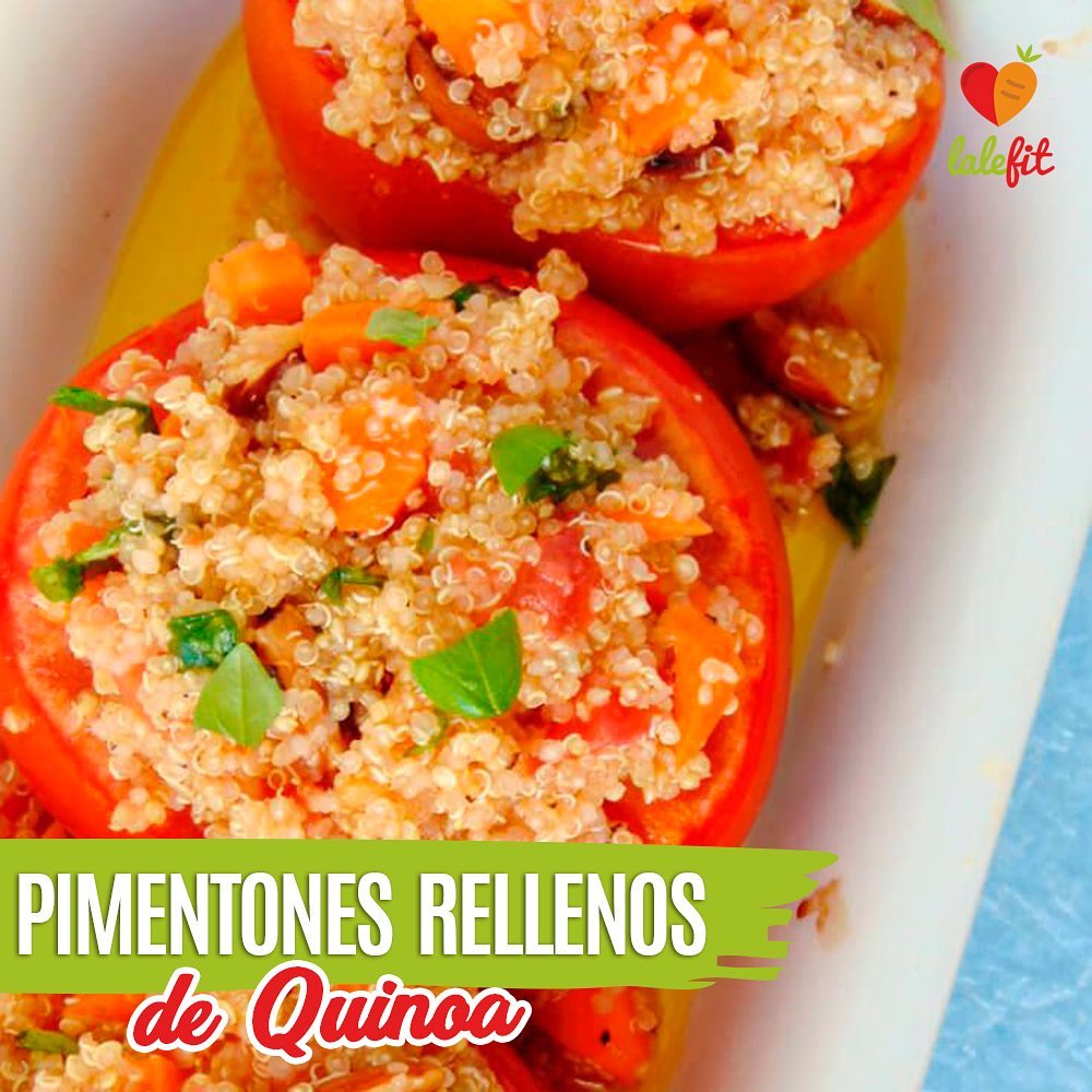 Pimentones rellenos de quinoa 