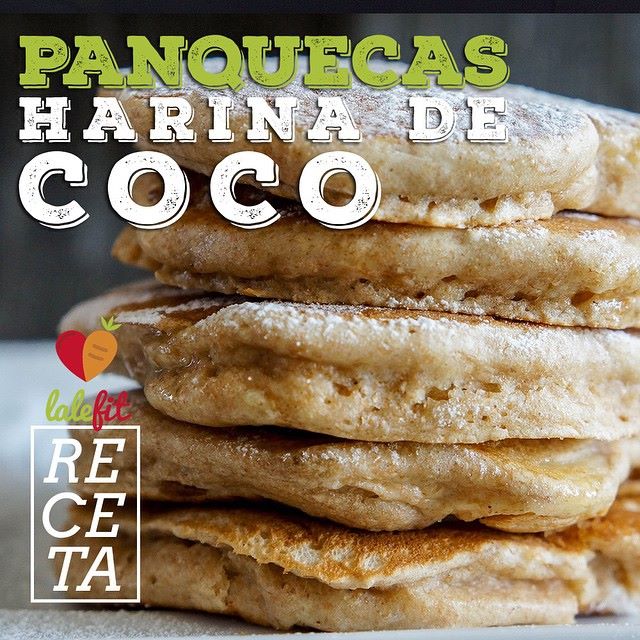 Panquecas de Harina de Coco